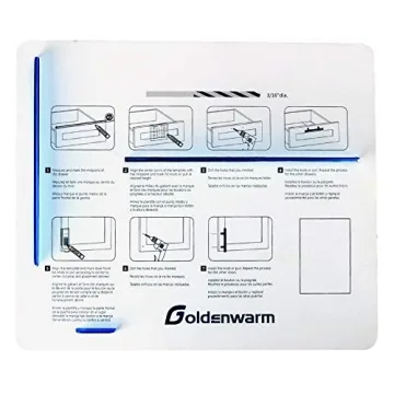 Goldenwarm Cabinet Handle Template Drill Mounting Template