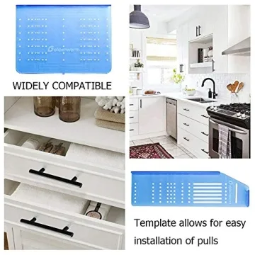 Goldenwarm Cabinet Handle Template Drill Mounting Template