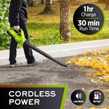 Mueller UltraStorm Leaf Blower 130 MPH 20V Battery Powered