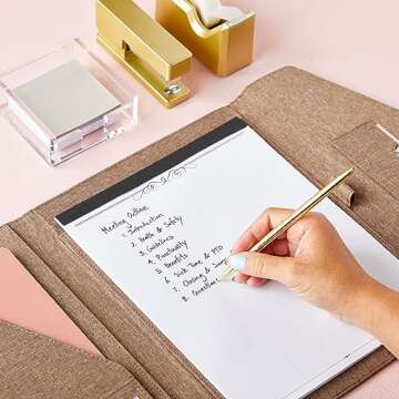 Juvale 12 Pack Gold Ballpoint Pens for Wedding Guest Book, Bulk Office Supplies, Black Ink, 1mm Medium Point (Metallic, 6.4 In)