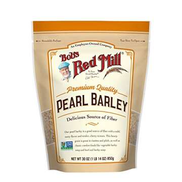 Bob's Red Mill Pearl Barley, 30oz (Pack of 4) - Non GMO, Vegan, Kosher