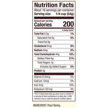 Bob's Red Mill Pearl Barley Non-GMO Vegan 30oz Pack of 4