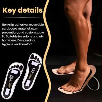 Spray Tanning Feet Pads - 25 Pairs Disposable Protection