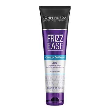 John Frieda Frizz Ease Clearly Defined Gel, Alcohol-Free Styling Gel for Sculpted and Defined Curls,...