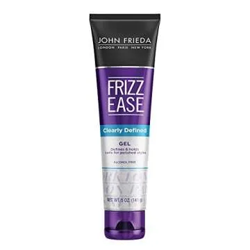 John Frieda Frizz Ease Clearly Defined Gel, Alcohol-Free Styling Gel for Sculpted and Defined Curls,...