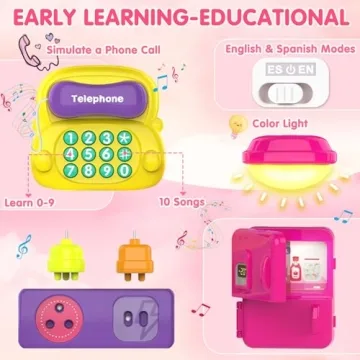 Montessori Busy Board for Toddlers 1-3, Educational Toy