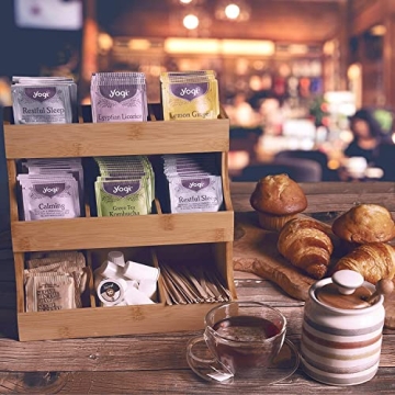 Elegant THEODORE Bamboo Tea Organizer - Holds 180 Bags