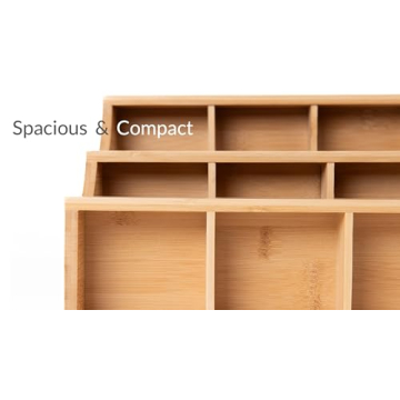 Elegant THEODORE Bamboo Tea Organizer - Holds 180 Bags