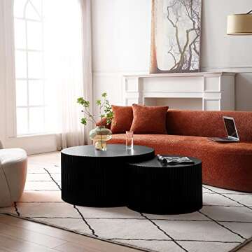 Stylish LyuHome Nesting Coffee Table Set - Perfect Gift
