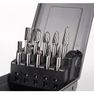 YUFUTOL 10pc Carbide Burr Set for All Metalworking Needs