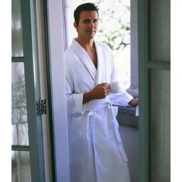 Luxury Spa Robe - Soft Microfiber & Terry Lining