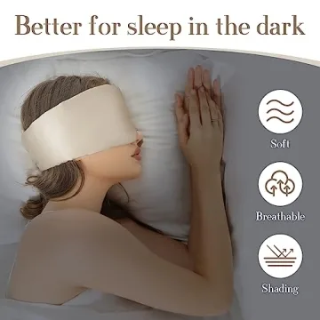 SECZIPE Mulberry Silk Sleep Mask for Perfect Comfort