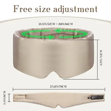 SECZIPE Mulberry Silk Sleep Mask for Perfect Comfort