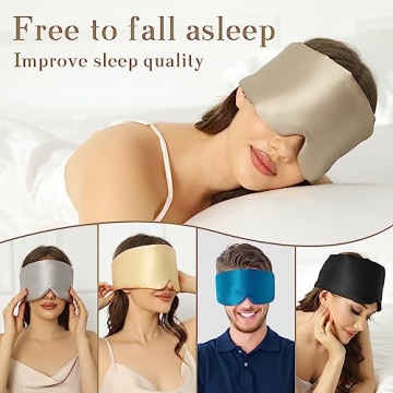 SECZIPE Mulberry Silk Sleep Mask for Perfect Comfort
