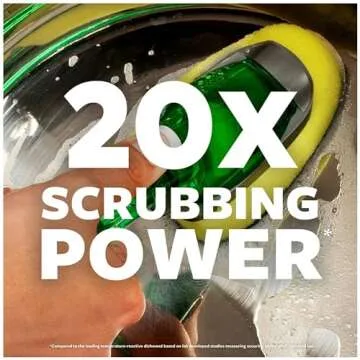 Scotch-Brite Heavy Duty Dishwand Kit, Includes 1 Wand & 7 Refill Pads, Keep Hands Out of the Mess