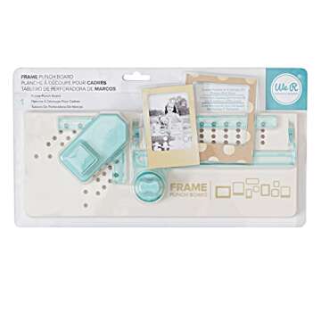We R Memory Keepers. Frame Punch Board, Create Paper Frames, 2 inches to 12 Inches, Perfect Tool for Scrapbooking, Arts and Crafts and Other Projects