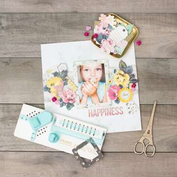 We R Memory Keepers. Frame Punch Board, Create Paper Frames, 2 inches to 12 Inches, Perfect Tool for Scrapbooking, Arts and Crafts and Other Projects