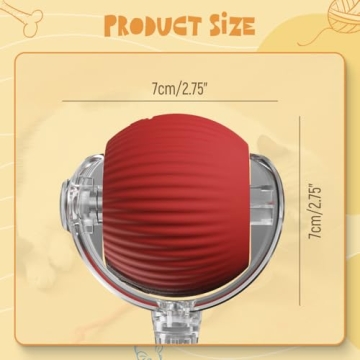 QITELL Interactive Cat Ball Toy for Indoor Cats and Dogs