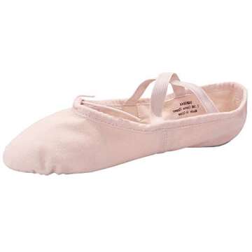 Danzcue Adult Canvas Ballet Shoes Split Sole Slippers