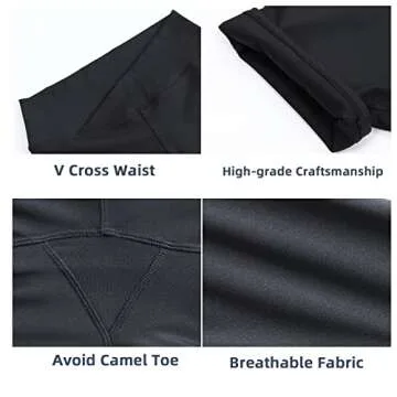 Womens Biker Yoga Shorts Crossover Summer 5" Inseam Workout Athletic Running Gym Short Girls 2 Pack Black/Brown,Medium