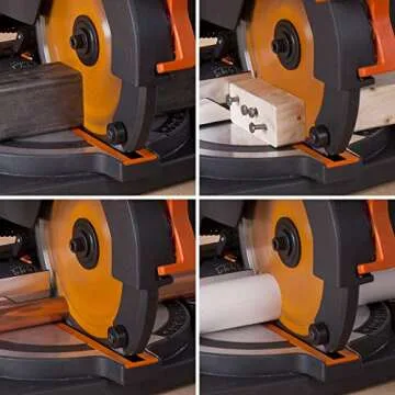 Evolution Power Tools R210CMS Miter Saw - Cuts All Materials