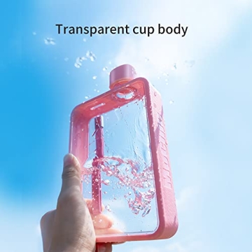 MoChic Flat Water Bottle Portable Travel Flask BPA Free