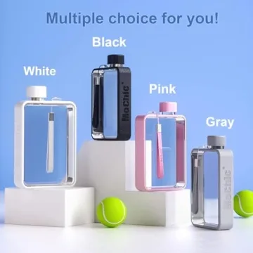 MoChic Flat Water Bottle Portable Travel Flask BPA Free