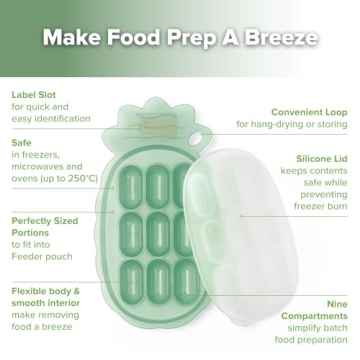 Haakaa Silicone Nibble Freezer Tray for Baby Food Prep