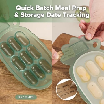 Haakaa Silicone Nibble Freezer Tray for Baby Food Prep