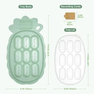 Haakaa Silicone Nibble Freezer Tray for Baby Food Prep