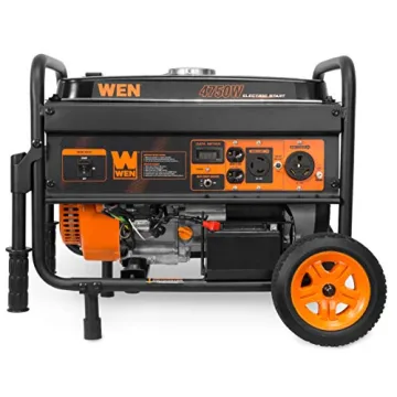 WEN 56475 4750-Watt Portable Generator Electric Start Wheel Kit