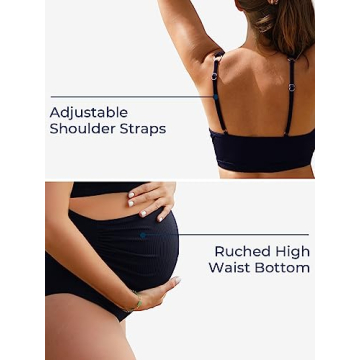 Stylish Summer Mae Maternity Bikini for Expecting Moms