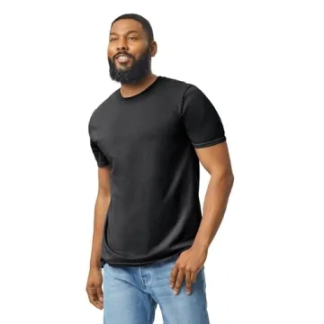 Gildan G64000 Black T-Shirt 2-Pack Small - Soft Cotton