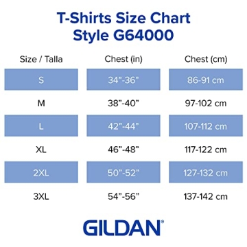 Gildan G64000 Black T-Shirt 2-Pack Small - Soft Cotton