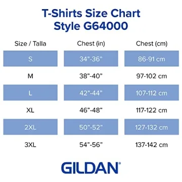 Gildan G64000 Black T-Shirt 2-Pack Small - Soft Cotton