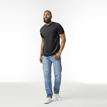 Gildan G64000 Black T-Shirt 2-Pack Small - Soft Cotton