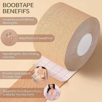 Okela Boob Tape for Large Breasts Instant Lift Hypoallergenic