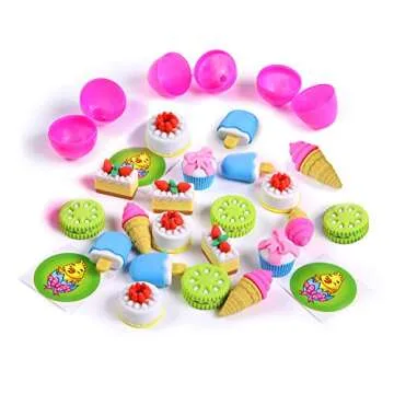 Giraffe 100 Pack Premium Prefilled Easter Eggs Toys for Kids