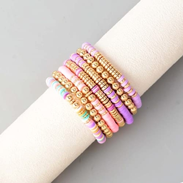 Stylish GOOJIDS Surfer Bead Bracelets Set for Women