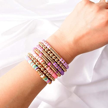 Stylish GOOJIDS Surfer Bead Bracelets Set for Women