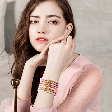 Stylish GOOJIDS Surfer Bead Bracelets Set for Women