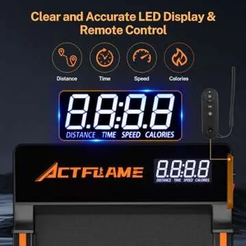 ACTFLAME Walking Pad Treadmill with Incline, Under Desk Treadmills, Portable Treadmill for Home Office, Walking Pad 4 in 1 Treadmill for Walking Running, 2.5HP Compact Treadmill with Remote Control