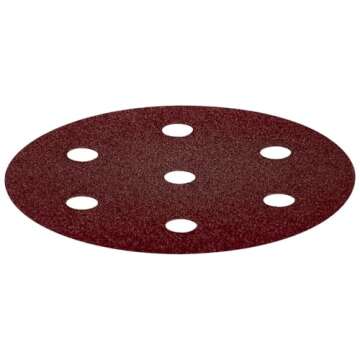 Festool 499081 Rubin 2 P120 Grit RO 90 3-1/2-Inch (90mm) Diameter Abrasive Sanding Discs, 50-Pack