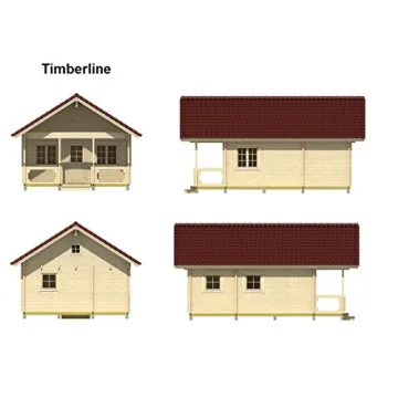 Allwood Timberline Cabin Kit 483 SQF Cozy Retreat