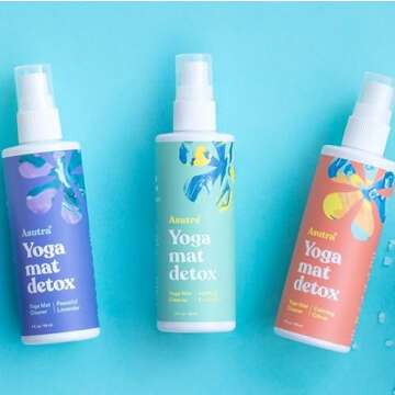 ASUTRA Yoga Mat Cleaner Variety Pack - Pure Essential Oils