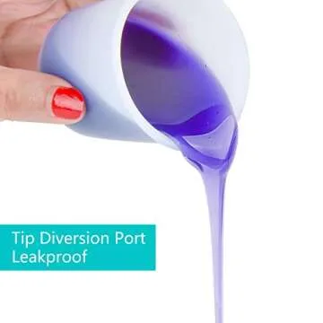 Coopay 12 Pieces 100 ml Silicone Measuring Cup DIY Resin Glue Tools Cup for Making Handmade Craft Nonstick Silicone Mixing Cups