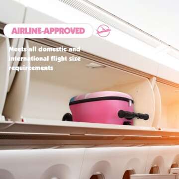 VLIVE Scooter Suitcase for Kids - Fun Unicorn Carry On