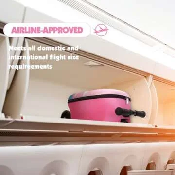 VLIVE Scooter Suitcase for Kids - Fun Unicorn Carry On