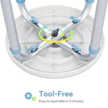 OasisSpace 360 Degree Rotating Shower Chair for Safety