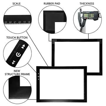 HSK A4 Tracing Light Box with Adjustable Brightness